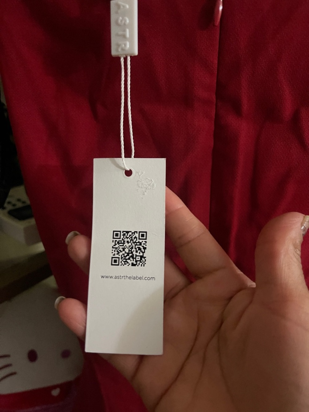 ASTR the Label Ambria Bow Minidress Medium - Picture 8 of 9